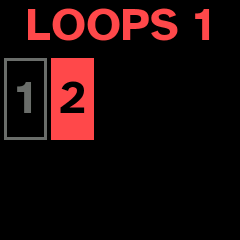 LOOPS 1: loop 1 out, loop 2 in